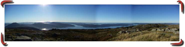 Panorama Byfjordenu